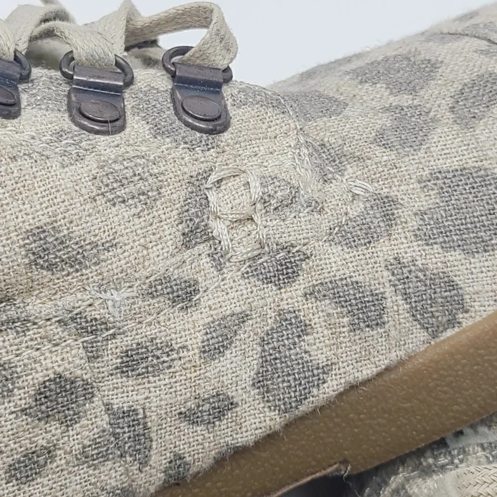 Toms | Women's Animal Print Front Lace Up Booties (Size 11)
